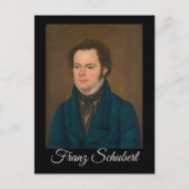 Franz Schubert Postkarte (Vorderseite)