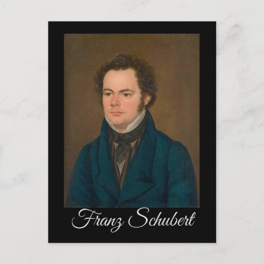 Franz Schubert Postkarte (Vorderseite)