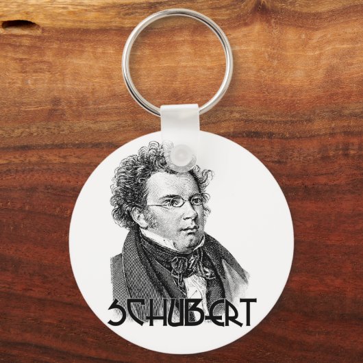 Franz Schubert Schlüsselanhänger (Vorderseite)