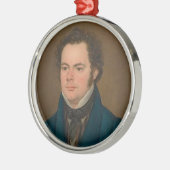 Franz Schubert Silbernes Ornament (Links)