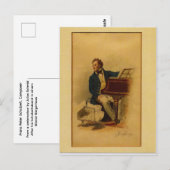 Franz Schubert von Julius Schmid Postkarte (Vorne/Hinten)