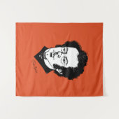 Franz Schubert Wandteppich (Vorderseite (Horizontal))