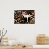 Franz Snyder A Game Stall Poster (Küche)