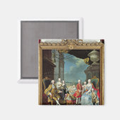 Franz Stephan I mit seiner Ehefrau Marie-Therese Magnet (Vorderseite/Rückseite)