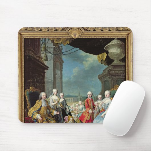 Franz Stephan I mit seiner Ehefrau Marie-Therese Mousepad (Mit Mouse)