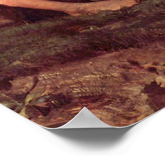 Franz von Lenbach - Ein Hirtenjunge Poster (Ecke)