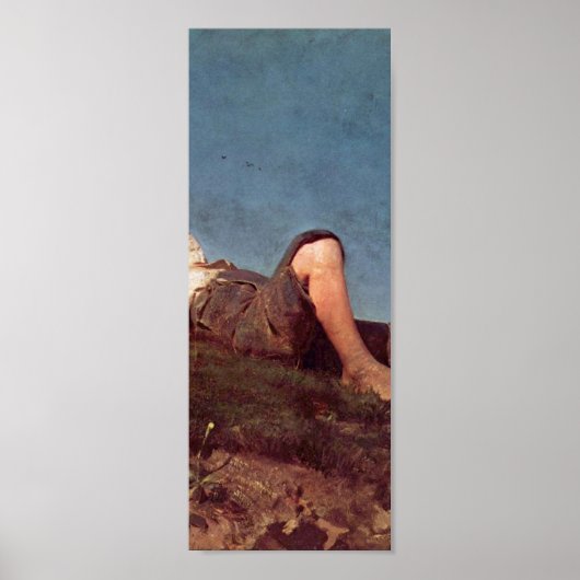 Franz von Lenbach - Ein Hirtenjunge Poster (Vorne)