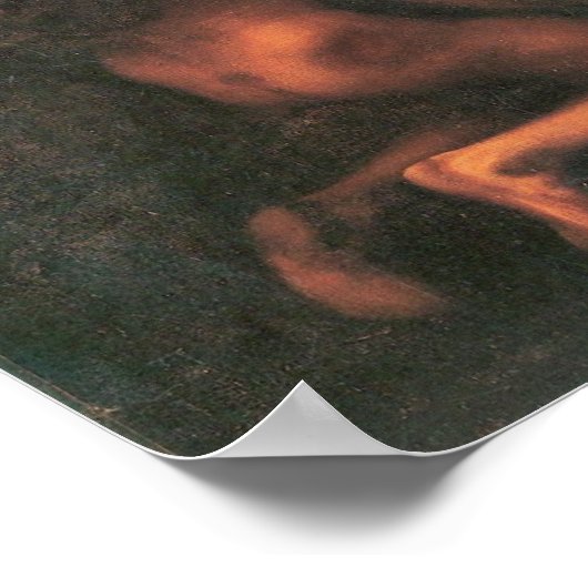 Franz von Stuck - Der Kuss der Sphinx Poster (Ecke)