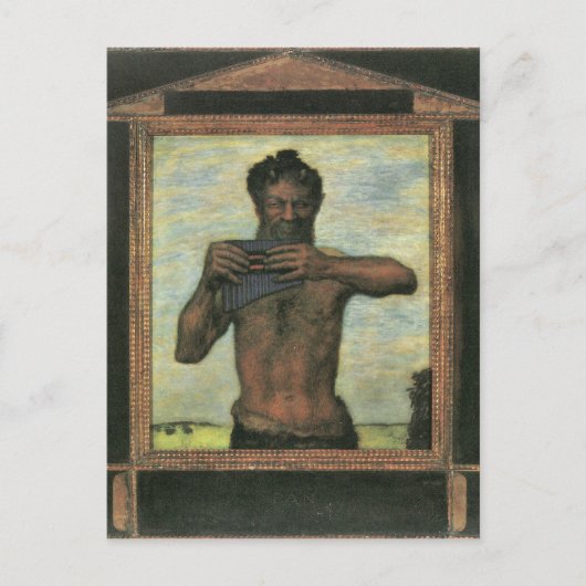 Franz von Stuck - Pan Postkarte (Vorderseite)