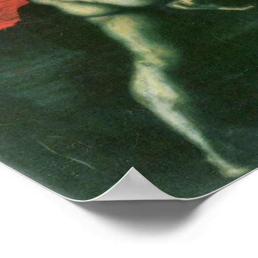 Franz von Stuck - Sisyphus Poster (Ecke)