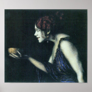 Franz von Stuck - Tilla Durieux als Circe Poster