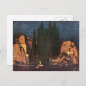 Franz von Stuck - Tote Insel Postkarte (Vorne/Hinten)