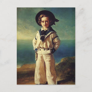 Franz Winterhalter- Albert Edward, Prinz von Wales Postkarte