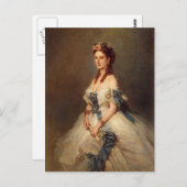 Franz Winterhalter- Alexandra, Prinzessin von Wale Postkarte (Vorne/Hinten)