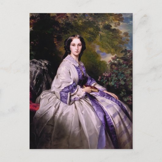 Franz Winterhalter - Countess Alexander Lamsdorff Postkarte (Vorderseite)