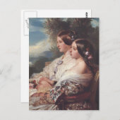 Franz Winterhalter - Die Cousins Postkarte (Vorne/Hinten)