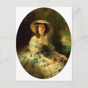 Franz Winterhalter - Eugénie de Montijo Postkarte