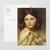 Franz Winterhalter- Junge Mädchen, Prinzessin Char Postkarte (Vorne/Hinten)