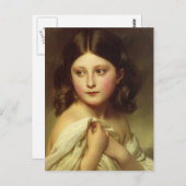 Franz Winterhalter- Junge Mädchen, Prinzessin Char Postkarte (Vorne/Hinten)