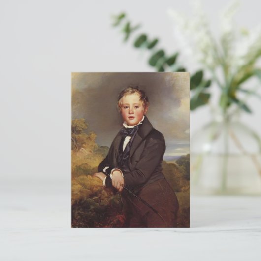 Franz Winterhalter- Ludwig, Graf Von Langenstein Postkarte (Stehend Vorderseite)