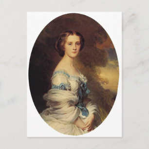 Franz Winterhalter- Melanie de Bussiere Postkarte