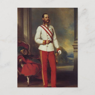 Franz Winterhalter-Österreichischer Kaiser & Maria Postkarte