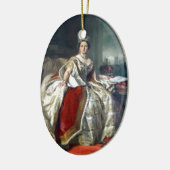 Franz Winterhalter Portrait Queen Victoria Keramikornament (Links)