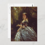 Franz Winterhalter - Prinzessin Elizabeth Belossel Postkarte (Vorne/Hinten)