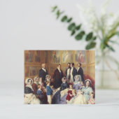 Franz Winterhalter Queen Victoria & Prinz Albert Postkarte (Stehend Vorderseite)