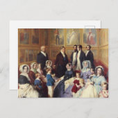 Franz Winterhalter Queen Victoria & Prinz Albert Postkarte (Vorne/Hinten)