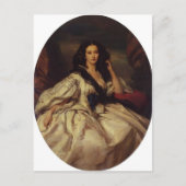Franz Winterhalter- Wienczyslawa Barczewska Postkarte (Vorderseite)