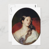 Franz Xaver Winterhalter- Königin Victoria Postkarte (Vorne/Hinten)