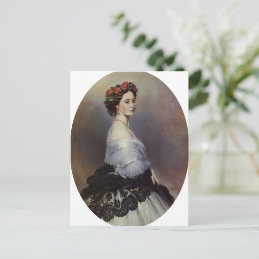 Franz Xaver Winterhalter - Prinzen Alice von Engla Postkarte (Stehend Vorderseite)