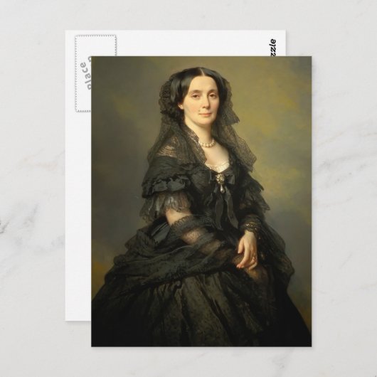 Franz Xaver Winterhalter - Prinzessin Kotschoubey Postkarte (Vorne/Hinten)