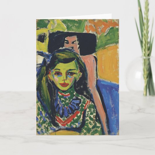 Fränzi | Ernst Ludwig Kirchner Karte (Vorderseite)