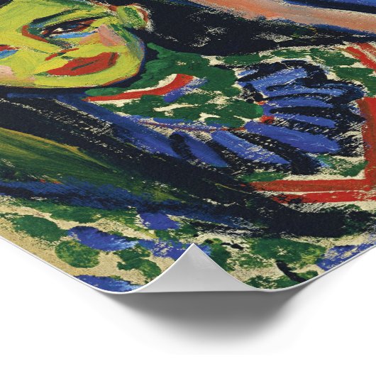 Fränzi | Ernst Ludwig Kirchner Poster (Ecke)