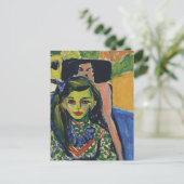 Fränzi | Ernst Ludwig Kirchner Postkarte (Stehend Vorderseite)