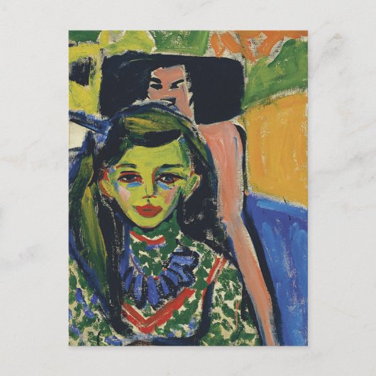 Fränzi | Ernst Ludwig Kirchner Postkarte (Vorderseite)