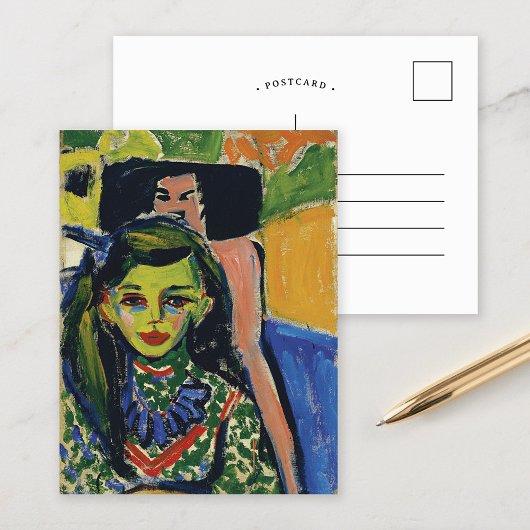 Fränzi | Ernst Ludwig Kirchner Postkarte
