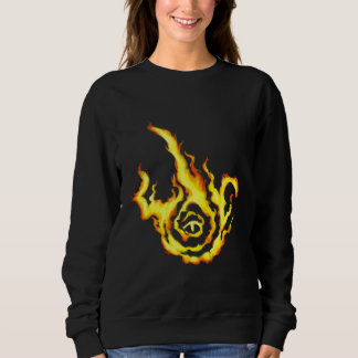 Franzied Flame Fan Art Sweatshirt