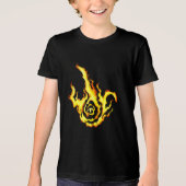 Franzied Flame Fan Art Tri-Blend Shirt (Vorderseite)