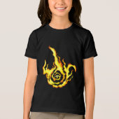 Franzied Flame Fan Art Tri-Blend Shirt (Vorderseite)