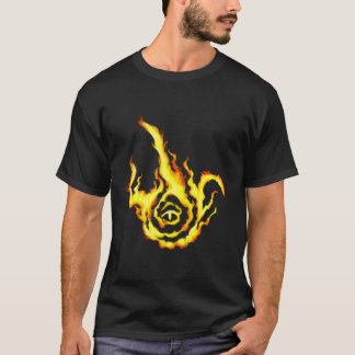 Franzied Flame Fan Klassische Spielkarten T-Shirt
