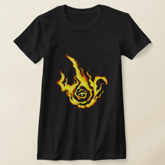 Franzied Flame Fan Klassische Spielkarten T-Shirt (Ablage )