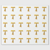 Franziskaner Tau Cross Pax Et Bonum Gold Metallic Geschenkpapier (Flach)