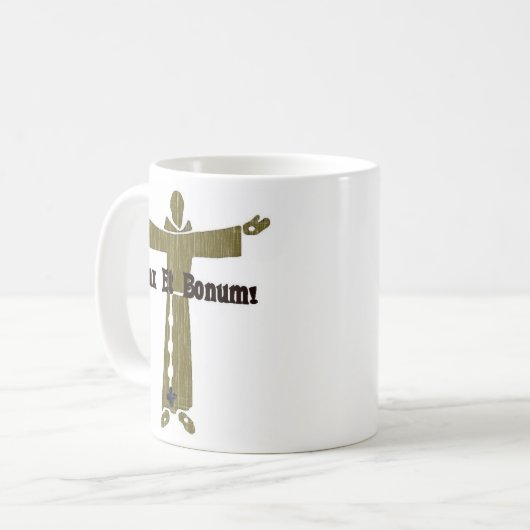 Franziskanergrüße Kaffeetasse (Vorderseite Links)