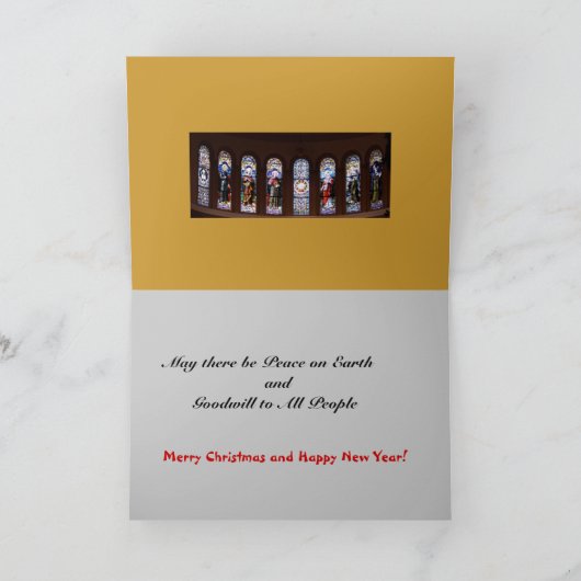 Franziskanerkloster 016 feiertagskarte (Innenseite)