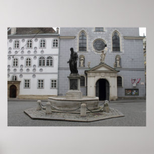 Franziskanerplatz Vienna Austria Poster