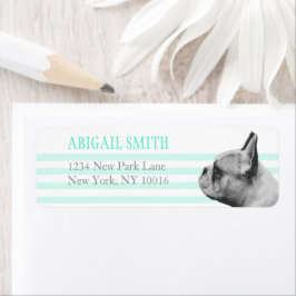 Franziskanischer Rücksendeadressen-Aufkleber mit A