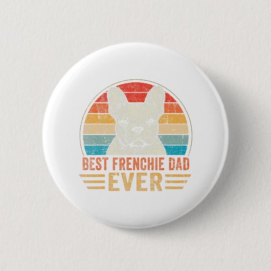 Franziskanischer Vater Ever French Bulldog Lover F Button (Vorderseite)